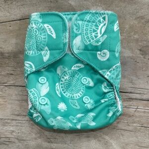 Lalabye Baby, NEWBORN size cloth diapers reusable. Hook and Loop *USED*